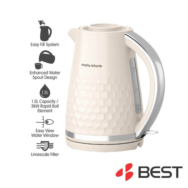 Morphy Richards 108272 Hive Cream Kettle Lazada