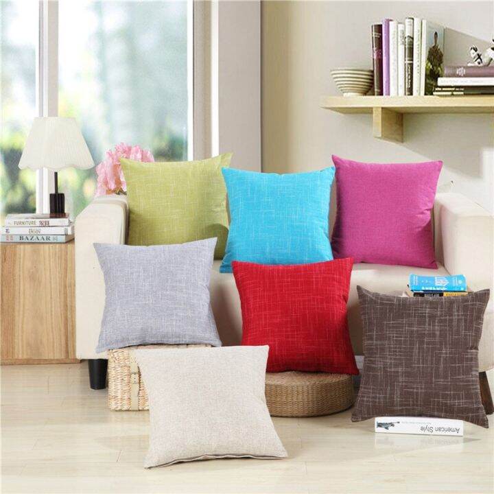 45x45cm-high-quality-solid-color-car-waist-chair-cushion-cover-linen-throw-pillowcase-home-living-room-decor