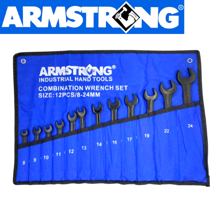 ARMSTRONG "BLACK FORCE" COMBINATION WRENCH SET Lazada PH