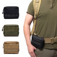 Military Edc Pouch Tactical Belt Waist Bag Outdoor Sport Waterproof Phone Molle Bag Cycling Pocket Tactical Soft Bag  Floaties