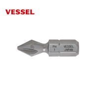 Vessel ดอกไขควงลม Neck Torsion ความแข็ง HRC62 เหมาะกับ Impact Driver