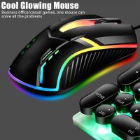 S1 Wired mouse 1200 DPI gaming mice with LED light USB Mute Cool Glowing Game mouse for Desktop Laptop Computer Lenovo HP