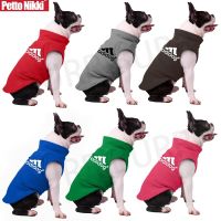 【JCHEN pet supplie】ฤดูหนาวที่อบอุ่นขนแกะเสื้อผ้าสุนัขสัตว์เลี้ยงเสื้อแจ็คเก็ตจดหมายออกแบบเสื้อผ้าสำหรับสุนัขขนาดกลางขนาดเล็กดึงแหวนลูกสุนัขสุนัขชุดแจ็คเก็ต