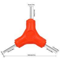 3 In 1 Trigeminal ชุดกุญแจหกเหลี่ยม2.5/3/4/5/6/8มม.ประแจหกเหลี่ยมเหล็กคาร์บอนอุปกรณ์ทำมืออุปกรณ์บำรุงรักษาจักรยานเครื่องมือประแจ
