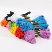 【YF】☢  10/20pcs Color Cotton Sewing Skeins Embroidery Thread Floss  1