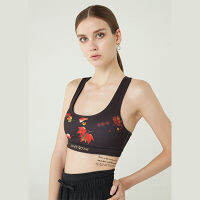 NaPiYong- Sports bra - Maple in Luv (สปอร์ตบราลายใบไม้) สีสวย ทรงกระชับ ออกแบบเฉพาะของแบรนด์ เนื้อผ้าหนาพรีเมี่ยมเกรด มี size 4/XS-14/XXL