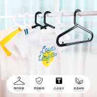 10pcs/kids hanger kids small clothes hanging baby drying rack home baby multifunctional baby drying rack