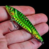 hot【DT】◘۩﹊  1pc VIB Eyes 5g 7g 15g 17g 20g Spinner Painting Fishing Hard Bait Tackle Treble