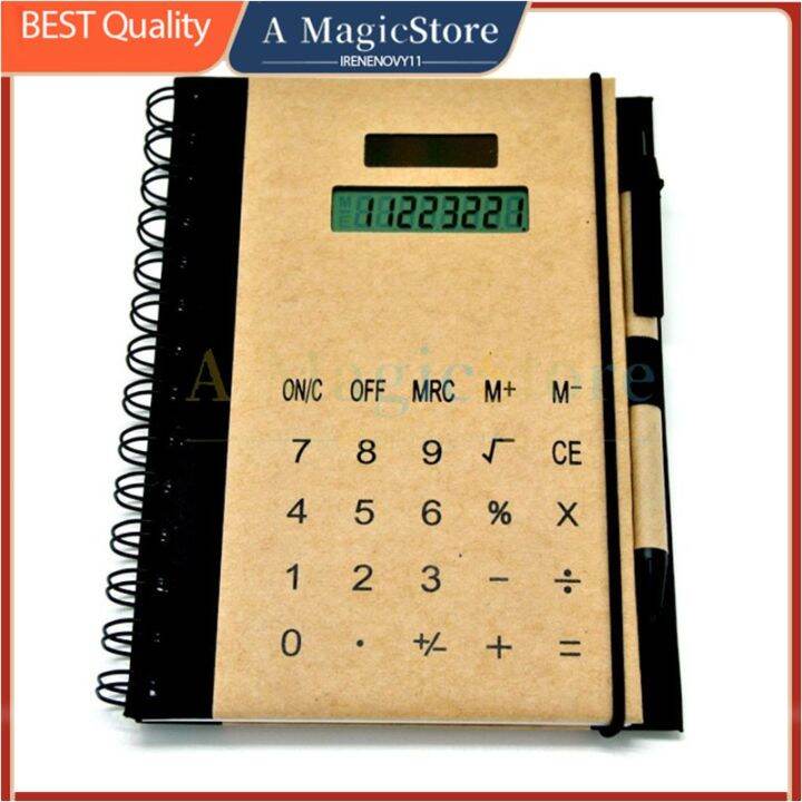 Solar Calculator notebook with ball pen Lazada PH