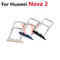 ‘；【。- For  Nova 2S 2 Lite Plus SIM Card Tray Slot Holder Adapter Socket Repair Parts