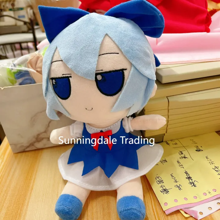 Touhou Project Cirno Plush Toy 28cm Cosplay Pillow Doll For Gift