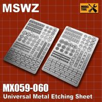 MSWZ MX059-MX060 Universal Metal Etching Sheet Assembly Model Accessories Model Transformation Parts for Gundam Model Hobby DIY