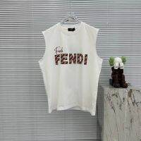 เสื้อกั๊กลำลองกีฬาพิมพ์ลายแบรนด์อินเทรนด์ของ FENDI