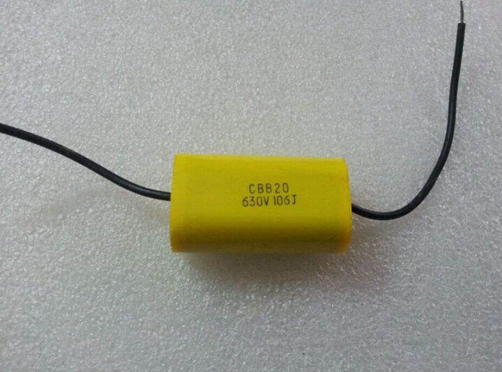 1Pcs CBB20 106J 630V 10uF ±10 Noninductive capacitor Lead audio