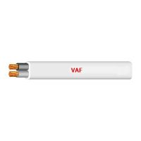 HOT** ขายเป็นเมตร ตัดแบ่งสายไฟ VAF 2x10 สายคู่แบนสีขาว ทองแดงหุ้มฉนวน 1เมตร ส่งด่วน อุปกรณ์ สาย ไฟ อุปกรณ์สายไฟรถ