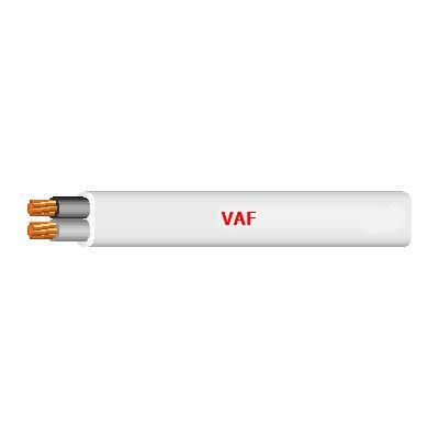 ( โปรโมชั่น++) คุ้มค่า ขายเป็นเมตร ตัดแบ่งสายไฟ VAF 2x10 สายคู่แบนสีขาว ทองแดงหุ้มฉนวน 1เมตร ราคาสุดคุ้ม อุปกรณ์ สาย ไฟ อุปกรณ์สายไฟรถ