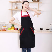 New Men Women Fashion Apron Waterproof Hot Sale Chef Kitchen Cooking With Pocket Aprons