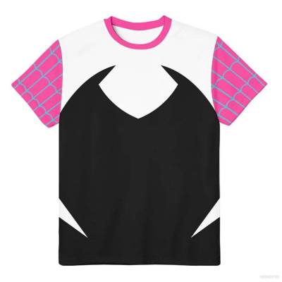 Gwen Stacy Tshirt Anime Unisex Tee For Kid Adylt Cosplay 3d Shirt Marvel Short Sleeve Top Casual Plus Size