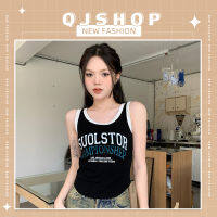 QJshop   ใหม่ล่าสุด ฮิตโดนใจ⚡️เสื้อกร้ามเเฟชั่น Y2K เสื้อเเฟชั่นผู้หญิง มีฟอนต์หน้าอกสุดชิคสุดโดนในจิตโดนใจ ปังมะหวายย ดีเทลอักษรสีขาว ตัดขอบทรงดี  ยอดนิยมมากเลยย เรียบสั่งเข้ามากันน?