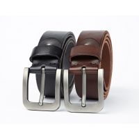 [COD] leather belt factory wholesale head layer pure cow pin buckle casual mens personalized all-match business authentic