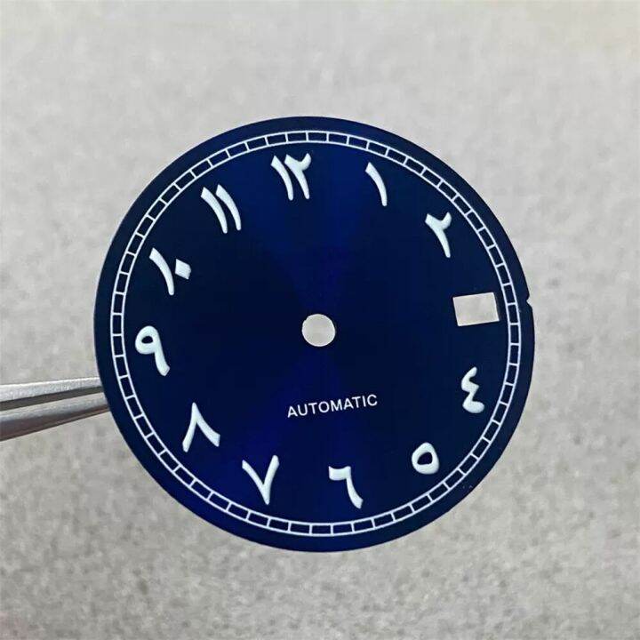 28-5mm-arabic-numerals-green-luminous-watch-dial-fits-for-nh35-nh36-4r-7s-movement-watch-accessories