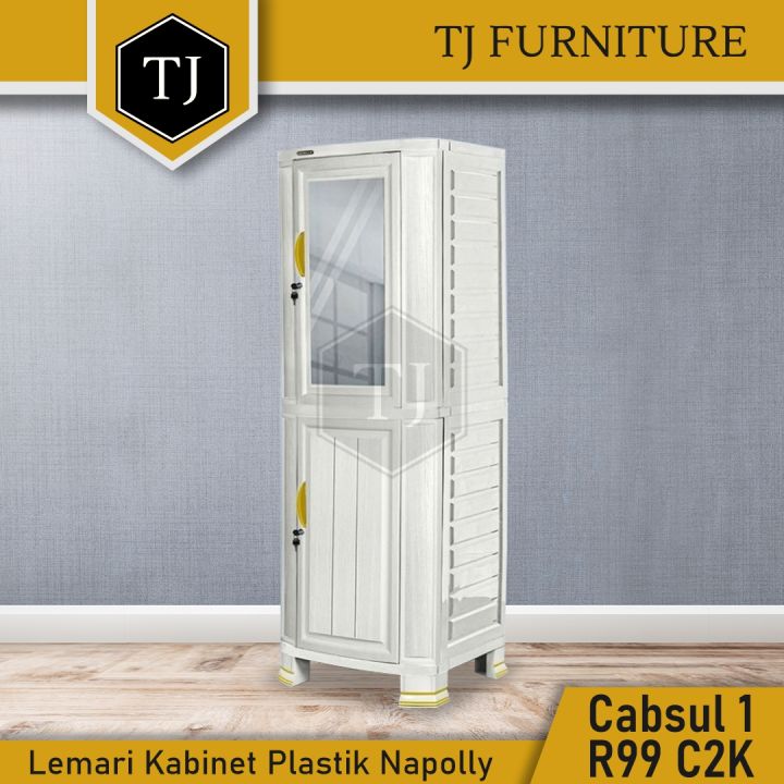 Napolly Cabsul 1 Lemari Plastik Cabinet Sultan Kabinet Plastik Lemari Pakaian Kabinet