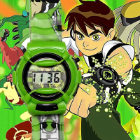 2023จอแสดงผล LED นาฬิกาเด็ก Pentium ซิลิโคนน่ารักและหล่อการ์ตูนเด็กแฟชั่น Ben10นาฬิกาเด็กผู้หญิง