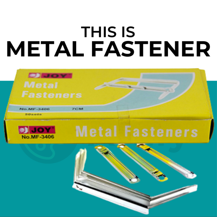 Joy Metal Fastener No.MF3406 7cm 50 Sets Metal Fastener [Artify] Lazada PH