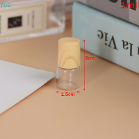 ?【Lowest price】YUE 1/2/3/5 ml ROLL ON bottle refillable Empty Glass น้ำมันหอมระเหยขวด