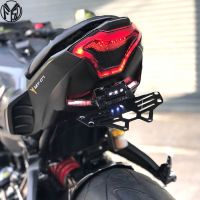 【ใหม่】 LED Tail Light สำหรับ YAMAHA MT07 FZ07 2014-2017/ MT25 MT03 YZF R3 R25 2014-2021 18 19เลี้ยวสัญญาณเบรครถจักรยานยนต์