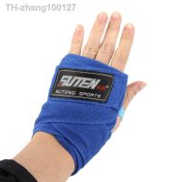 5cm Length 2.5M Cotton Sports Strap Boxing Bandage Sanda Muay Thai MMA Taekwondo Hand Gloves Wraps 1set