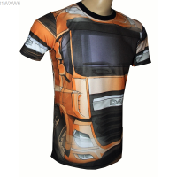Summer The T-shirt is New printed with a DAF Lorry King of the Road black truck pattern, suitable for both men and women. fashion versatile t-shirt