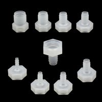 6/8/10/12/14/16/20/25mm To 3/4 quot; Thread Barb Connector Pipe Fittings Water Hose Coupler Pe Plastic Tube Adapter