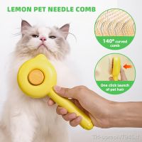 1/2Pcs Cat Brush with Release Button Self Cleaning Cat Grooming Comb Pet Hair Cleaning Beauty Skin Care Pet Dog Cleaning Brush