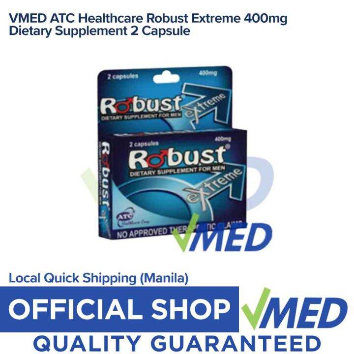 VMED ATC Healthcare Robust Extreme 400mg Dietary Supplement 2 Capsule
