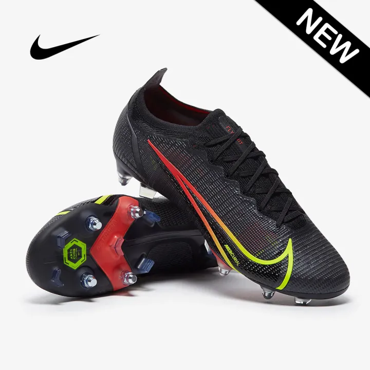 รองเท้าฟุตบอลใหม่ล่าสุด Nike Mercurial Vapor 14 Elite SG Pro AC [ตัวท็อปปุ่มเหล็ก]