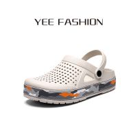 【In Stock】? Yee Fashion รองเท้าแตะชาย รองเท้า ชาย เท่ๆ รองเท้า ชาย แตะ รองเท้าแตะยางนิ่มแบบสวมรัดส้น หัวโต กลางแจ้ง รองเท้าชายหาด 22092204