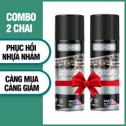 Combo 2 Chai Phục Hồi Nhựa Nhám, Dưỡng Nhựa Nhám, Phục Hồi Nhựa Đen D