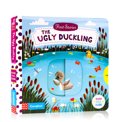 The ugly duckling childrens Enlightenment story picture book mechanism operation activity cardboard toy book parent-child reading first stories busy series fairy tales