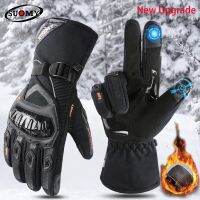 Update New Suomy Winter Warm Motorcycle Gloves New Waterproof Windproof Guantes Moto Luvas Touch Screen Motosiklet Eldiveni