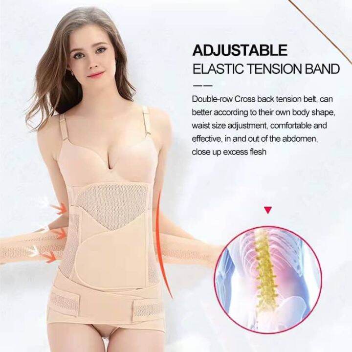 Belly Binder MultiPurpose Postpartum Binder Body Shaper Band Waist Band Adjustable Stomach