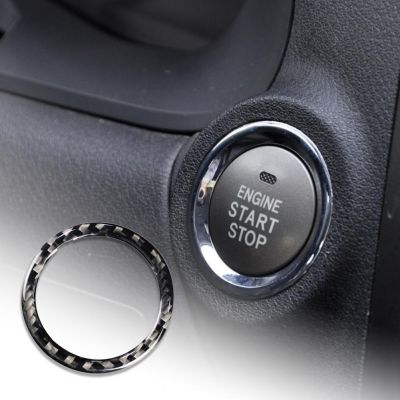【YF】 Carbon Fiber Engine Start Stop Button Sticker Trim Cover for LEXUS IS250 300 350C 2006-2012 Car Accessories