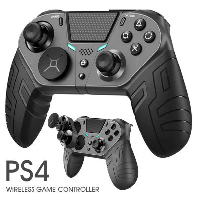 Wireless Game Controller สำหรับ PS4 Elite/slim/pro Dualshock 4พร้อมปุ่มย้อนกลับที่ตั้งโปรแกรมได้รองรับ Turbo Console เกมจอยสติ๊กสำหรับ PC