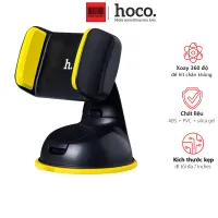Kẹp điện thoại HOCO CA5 giá đỡ điện thoại dùng trên xe hơi, ô tô đế hít chân không có thể gắn cửa kính và táp lô xe hơi