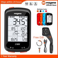 MAGENE [รับประกันทางการ] เครื่องวัดอัตราการเต้นของหัวใจ GPS C406 ไร้สาย สําหรับจักรยานเสือภูเขา เสือหมอบ