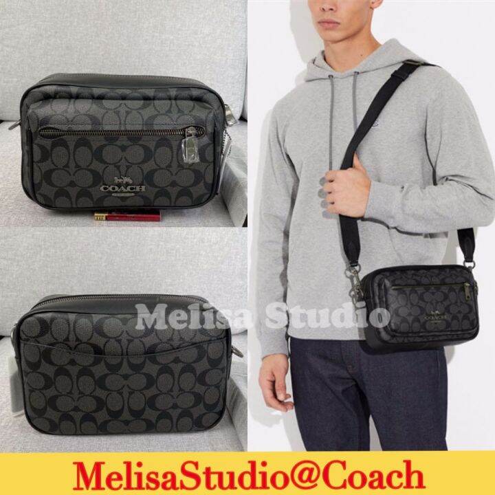 Coach CJ510 Elias Crossbody Women Men Sling Messenger Camera Bag | Lazada