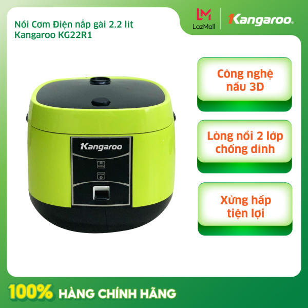 Nồi cơm nắp gài Kangaroo KG22R1 – Dung tích 2.2 lít