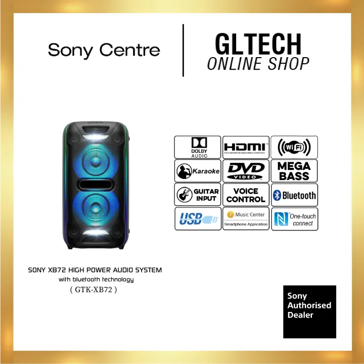 Sony [GTKXB72] EXTRA BASS High Power Audio System GTKXB72 XB72 Lazada