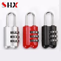 【YF】 1pcs Aluminum Alloy Mini 3 Digits Number Password Code Lock Combination Padlock Pad Resettable for Travelling Bag Door