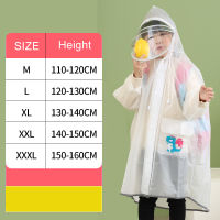 Cute Children Raincoat Waterproof Boys Girls Jumpsuit Raincoat Student Rainwear Impermeable Poncho Outdoor Trench Jacket Gift